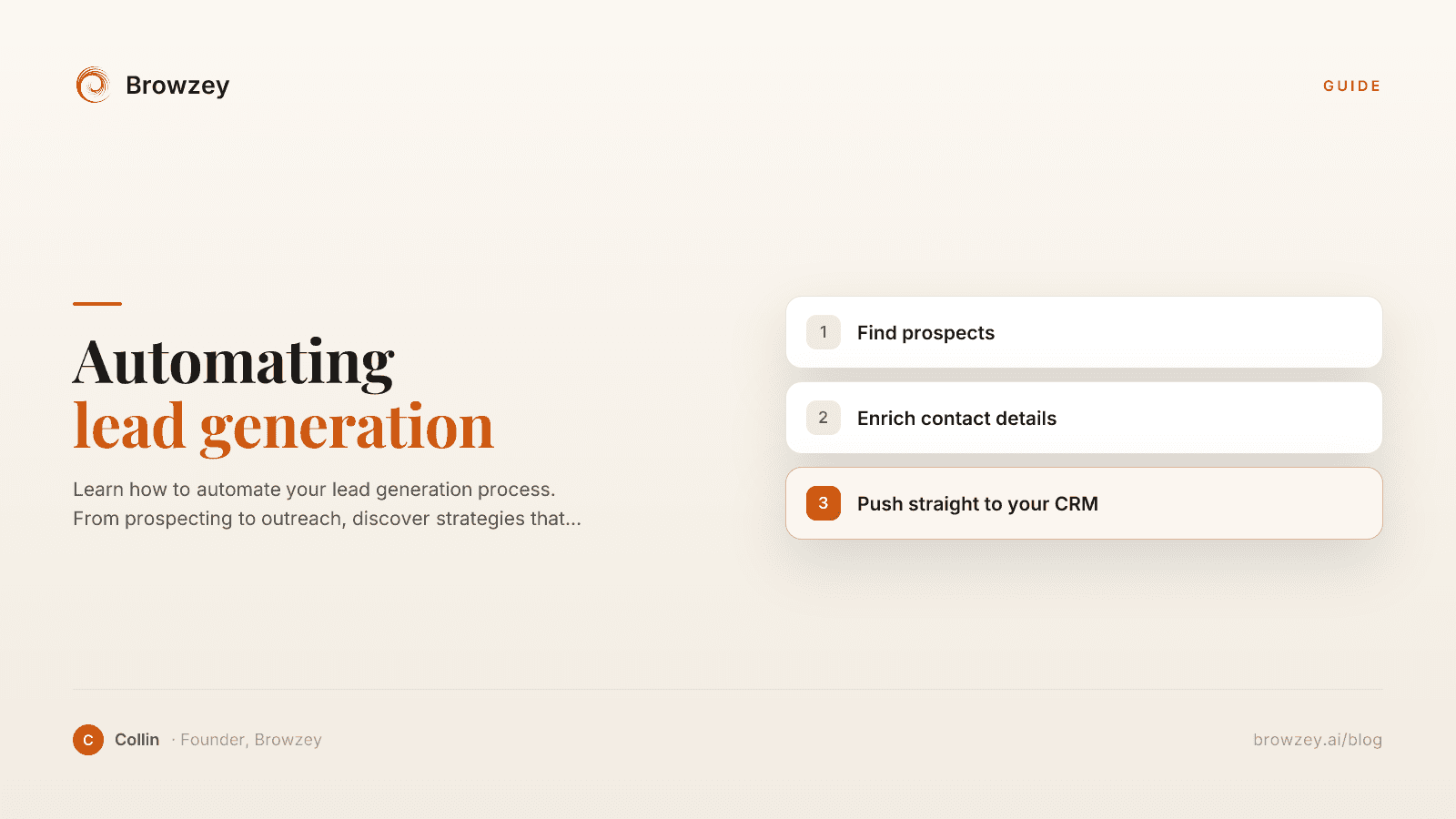 Automating Lead Generation: A Complete Guide for 2025